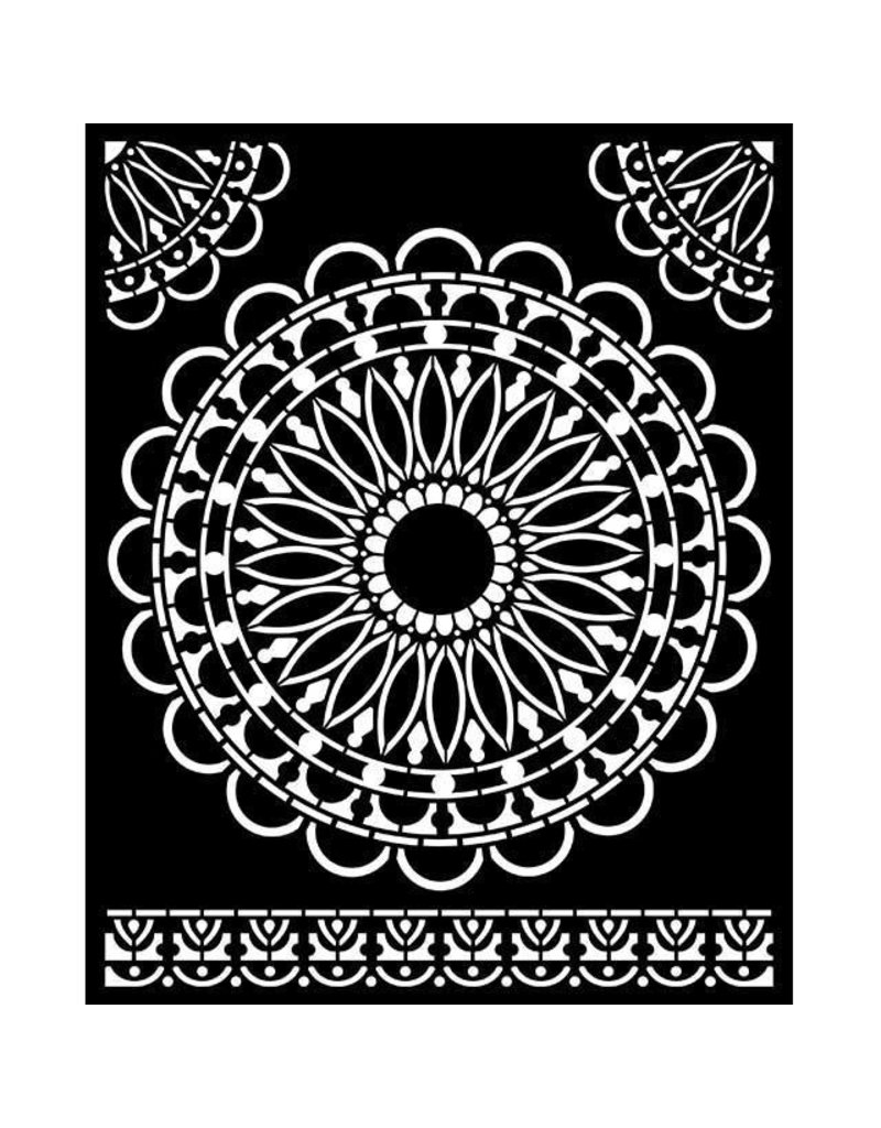 Stamperia Thick Stencil 20x25 cm - Atelier round lace