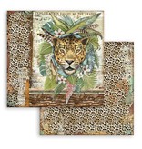 Stamperia Scrapbooking paper double face - Amazonia jaguar