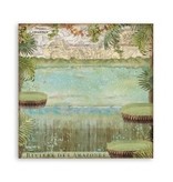 Stamperia Scrapbooking paper double face - Amazonia water lily