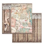 Stamperia Scrapbooking paper double face - Passion ballet shoes