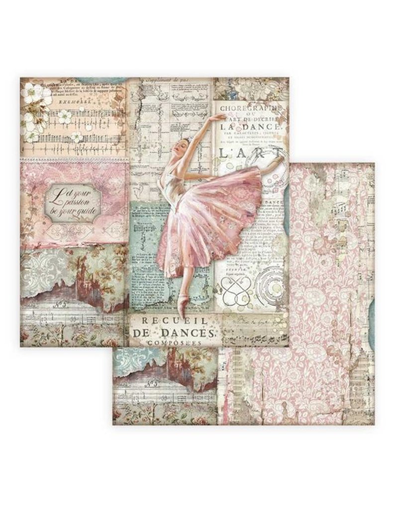 Stamperia Scrapbooking paper double face - Passion dancer