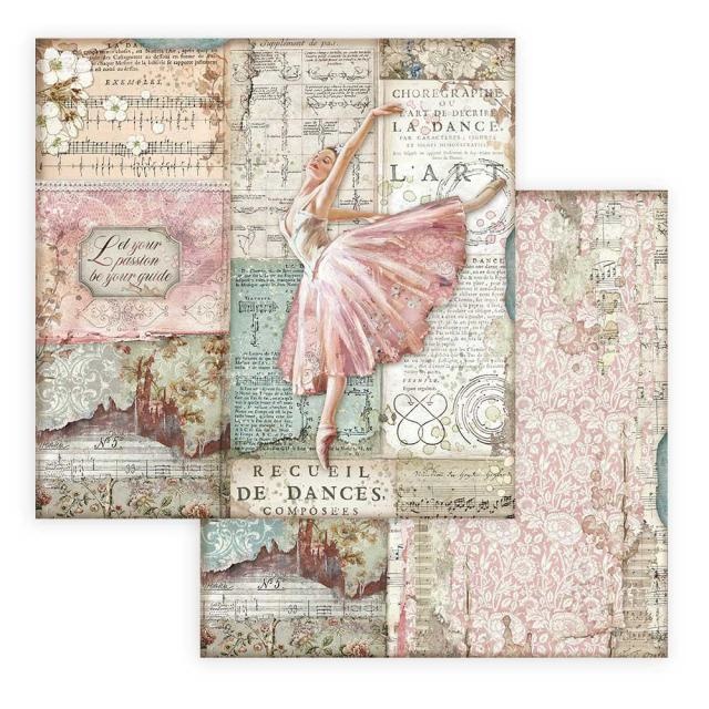 Stamperia Scrapbooking paper double face - Passion dancer