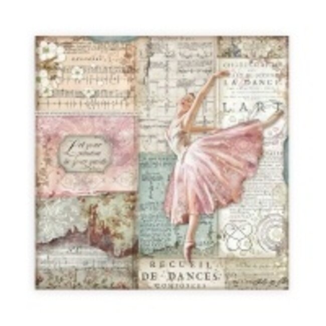 Stamperia Dubbelzijdig Scrapbook Papier - Passion dancer