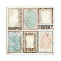 Stamperia Scrapbooking paper double face - Passion cards