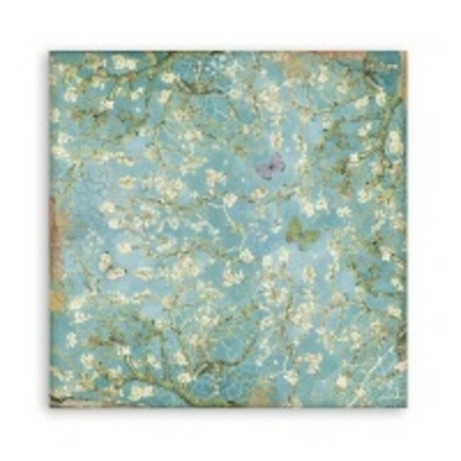 Stamperia Dubbelzijdig Scrapbook Papier - Dame with fan