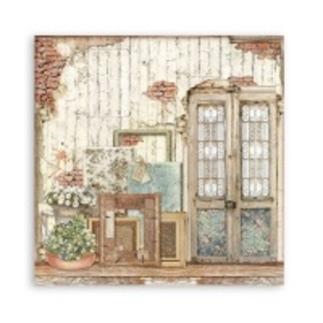 Stamperia Dubbelzijdig Scrapbook Papier - Door