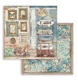 Stamperia Scrapbooking paper double face - Luggage
