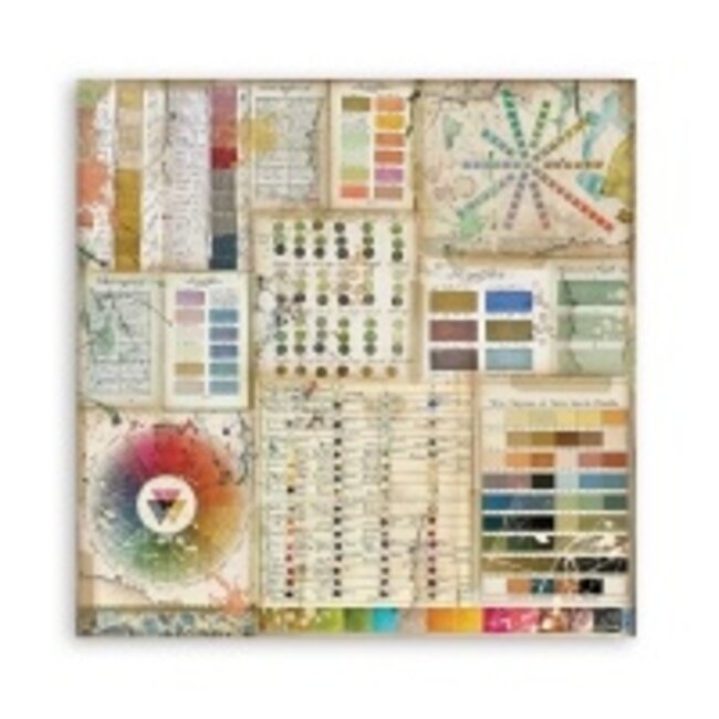 Stamperia Dubbelzijdig Scrapbook Papier - Pantone