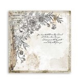 Stamperia Scrapbooking paper double face - Romantic Journal corner with flower