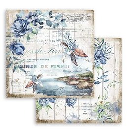 Stamperia Scrapbooking paper double face - Romantic Sea Dream turtle