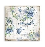 Stamperia Scrapbooking paper double face - Romantic Sea Dream turtle