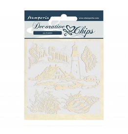 Stamperia Decorative chips 14x14 cm - Sea Shore