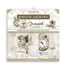 Stamperia Scrapbooking Pad 10 sheets - 30.5x30.5 (12"x12") - Romantic Journal