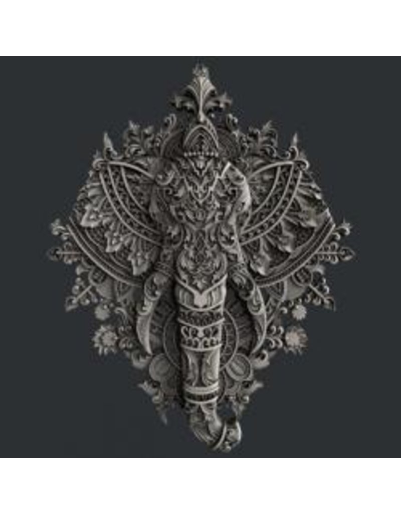 Zuri Design Zuri Mold - Ornate Elephant