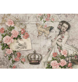 Decoupage Queen Rosie's Postcard