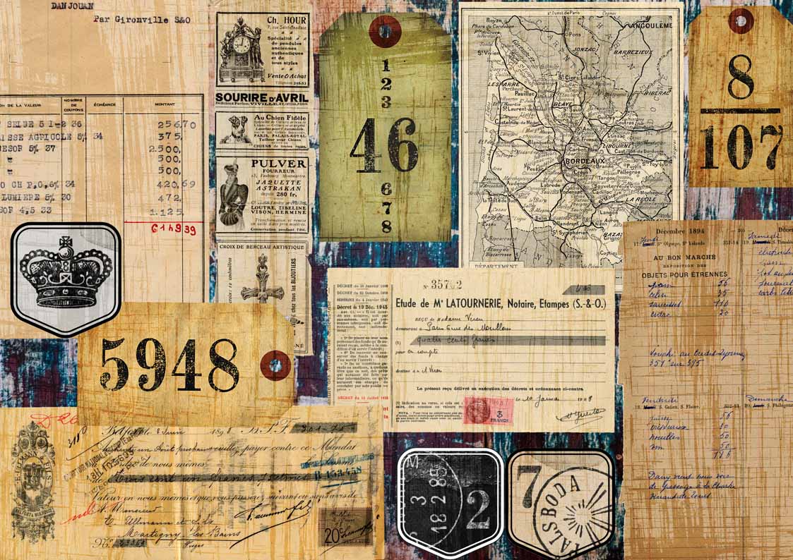 Decoupage Queen Take a Number