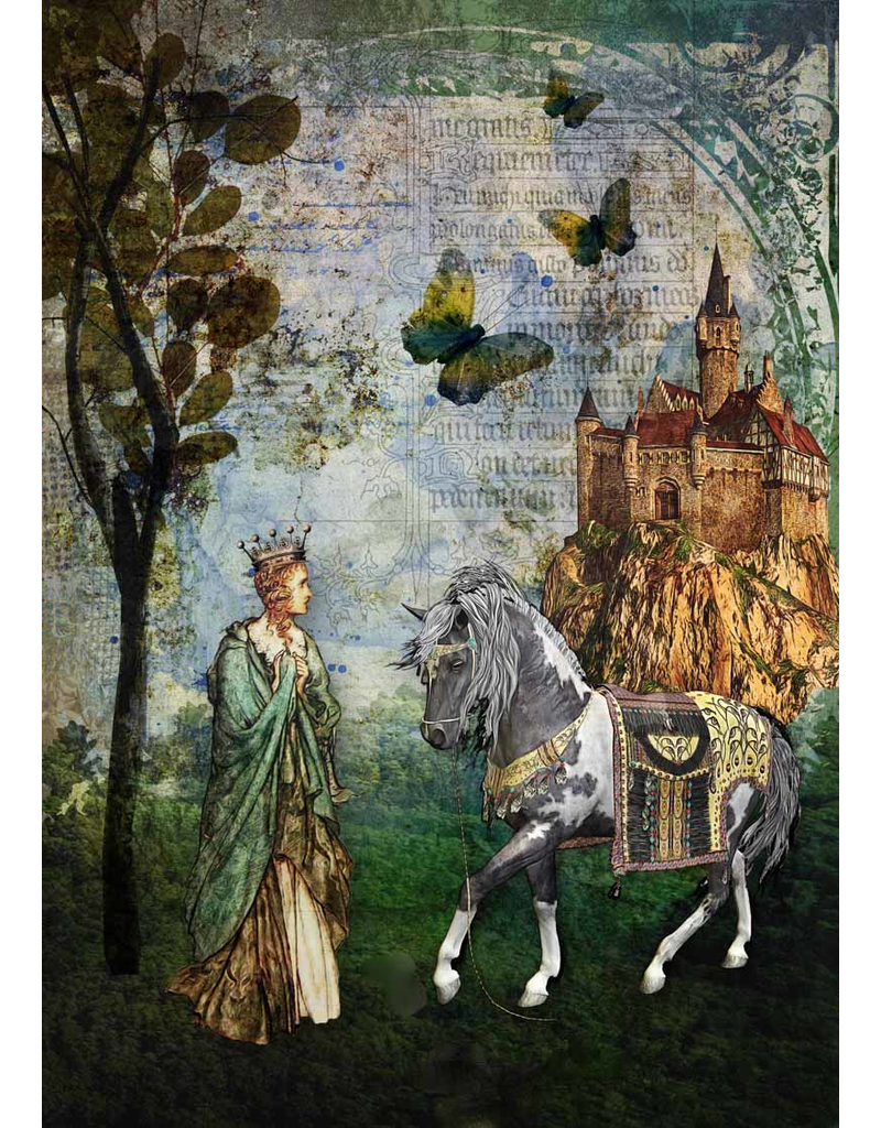 Decoupage Queen Story Book