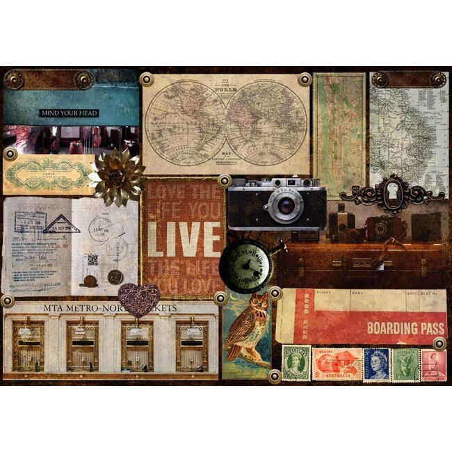 Decoupage Queen Elaine's Journey