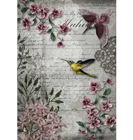 Decoupage Queen Hummingbird Song