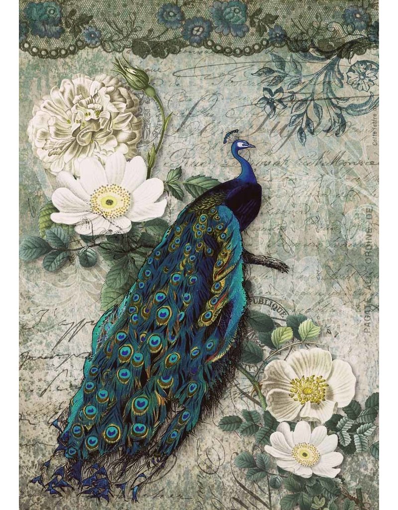 Decoupage Queen Peacock Majesty