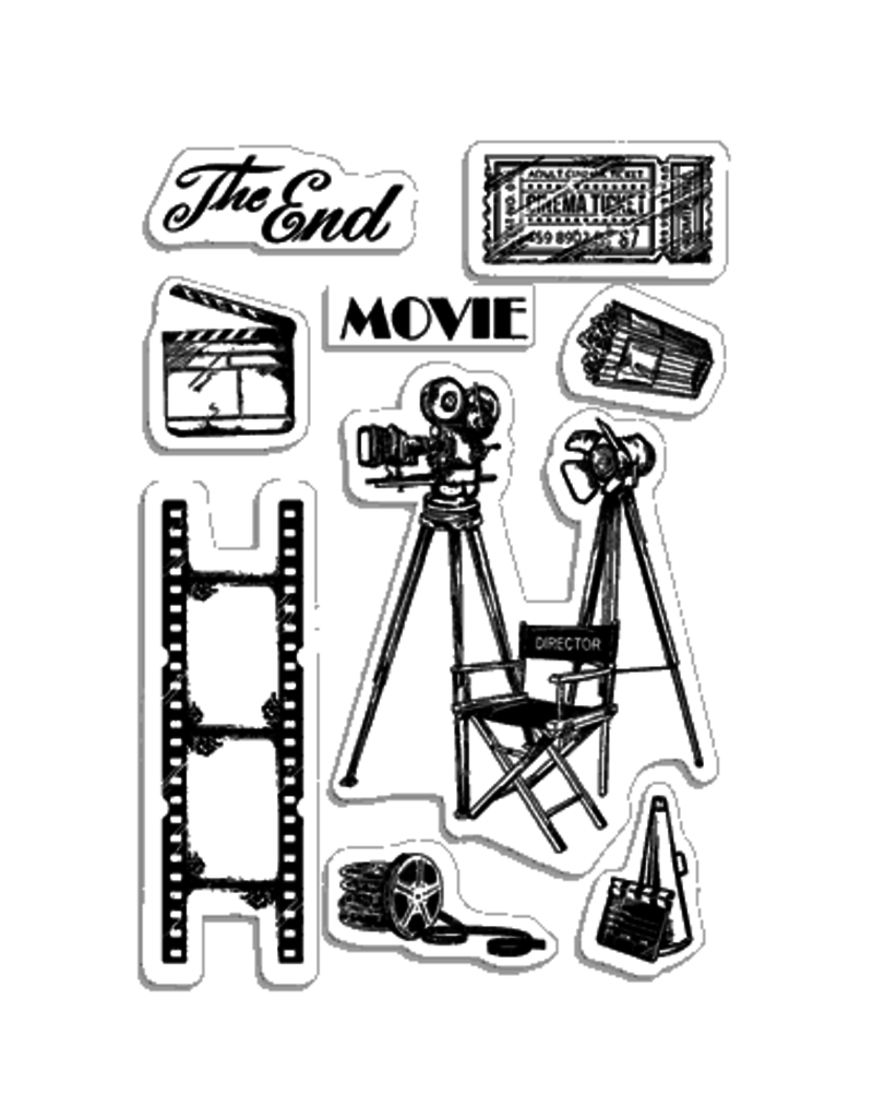Ciao Bella Clear Stamp Set 4"x6" The Director