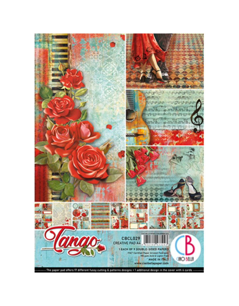 Ciao Bella Tango Creative Pad A4 9/Pkg