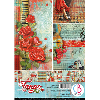 Ciao Bella Tango Creative Pad A4 9/Pkg