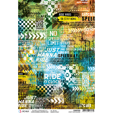 Ciao Bella Rice Paper A4 Start your Engines