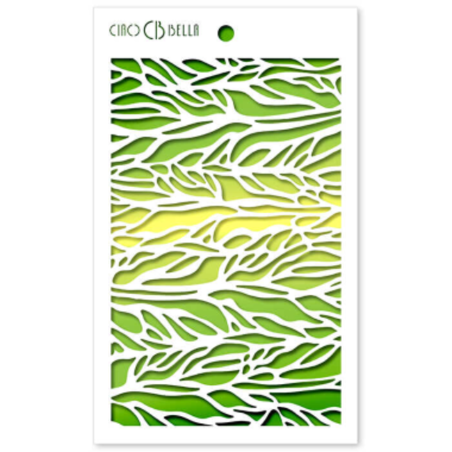 Ciao Bella Texture Stencil 5"x8" Flow