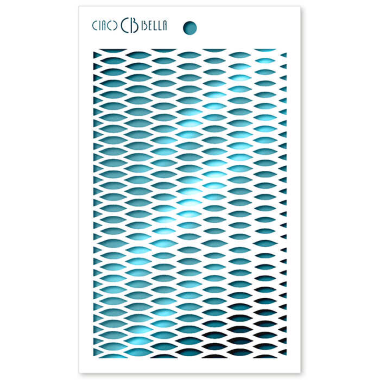 Ciao Bella Texture Stencil 5"x8" Metal Net