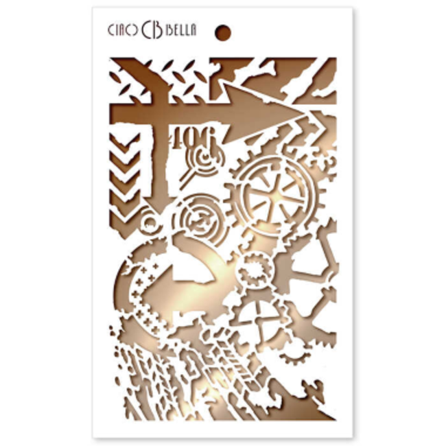 Ciao Bella Texture Stencil 5"x8" 406