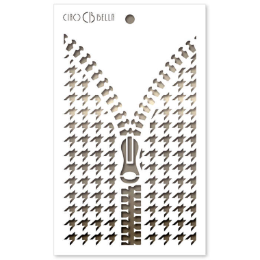 Ciao Bella Texture Stencil 5"x8" Open Zip