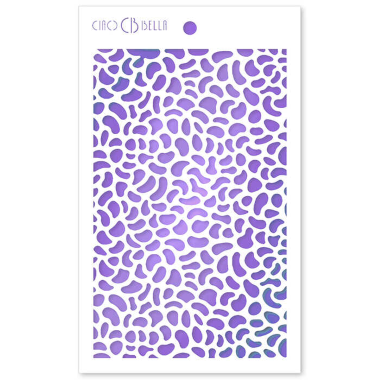 Ciao Bella Texture Stencil 5"x8" Animal Dots