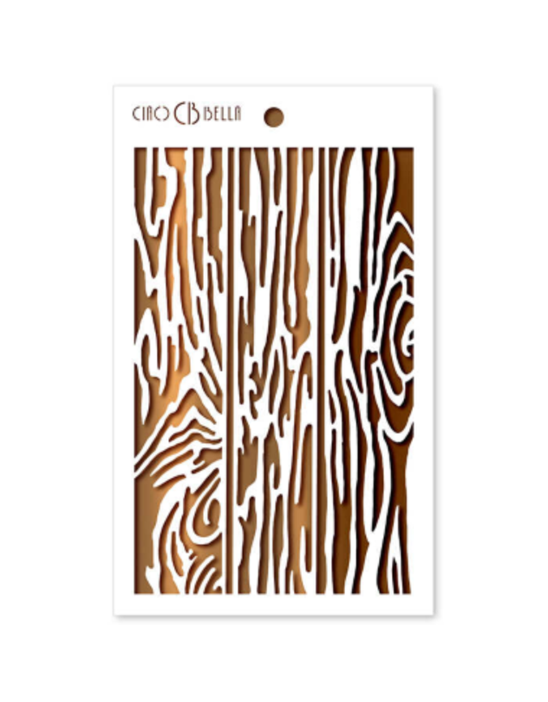 Ciao Bella Texture Stencil 5"x8" Parquet