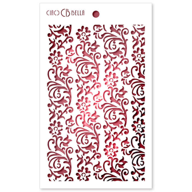 Ciao Bella Texture Stencil 5"x8" Pisa