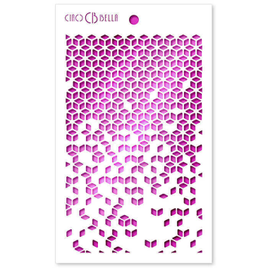 Ciao Bella Texture Stencil 5"x8" Cubes