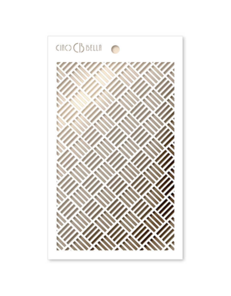 Ciao Bella Texture Stencil 5"x8" Rug