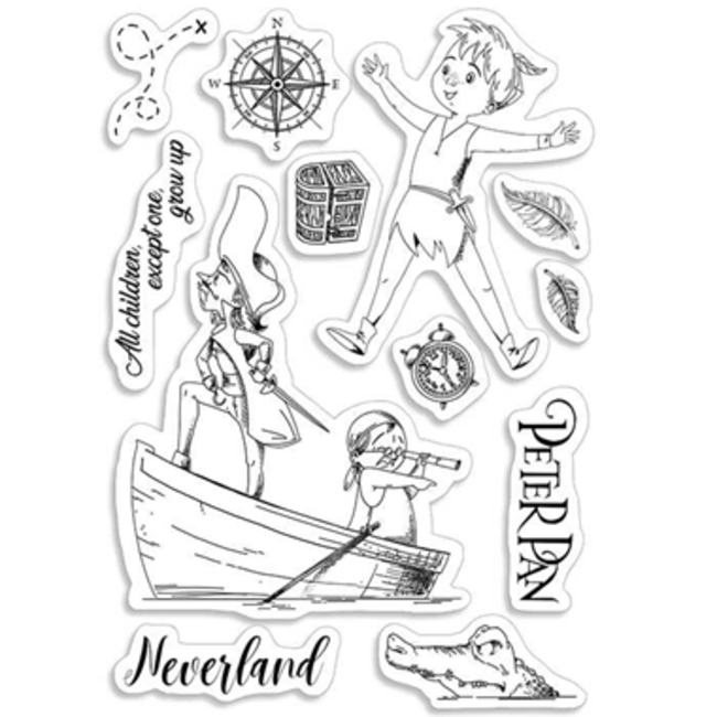 Ciao Bella Clear Stamp Set 4"x6" Peter Pan