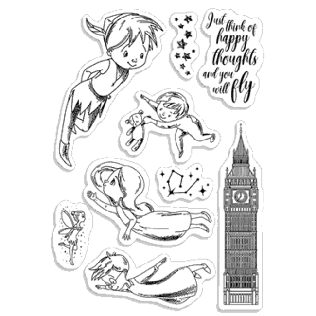 Ciao Bella Clear Stamp Set 4"x6" Second star to the right