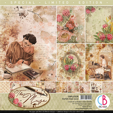 Ciao Bella The Muse Limited Edition Paper Pad 12"x12" 12/Pkg