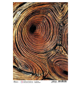 Ciao Bella Rice Paper A4 Knotty Wood