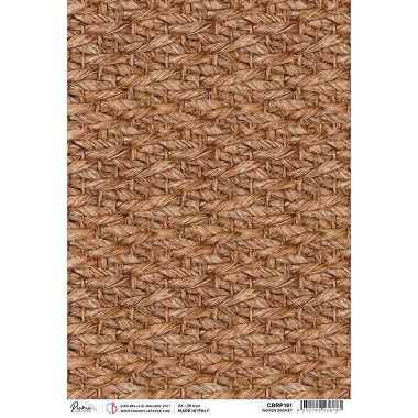 Ciao Bella Rice Paper A4 Woven Basket