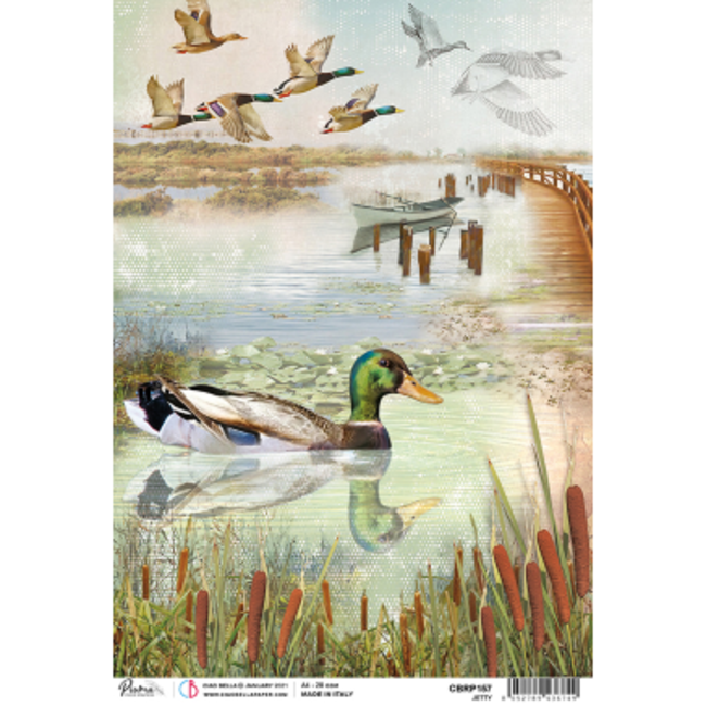 Ciao Bella Rice Paper A4 Jetty