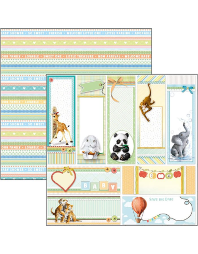 Ciao Bella Save the Date Paper Sheet 12"x12"