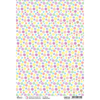 Ciao Bella Rice Paper A4 Polka dots
