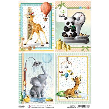 Ciao Bella Rice Paper A4 I'm growing up!