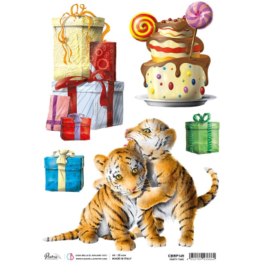 Ciao Bella Rice Paper A4 Party Time