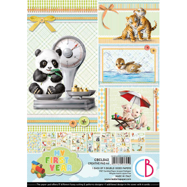 Ciao Bella My First Year Creative Pad A4 9/Pkg