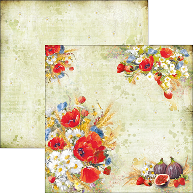 Ciao Bella Wildflower Paper Sheet 12"x12"