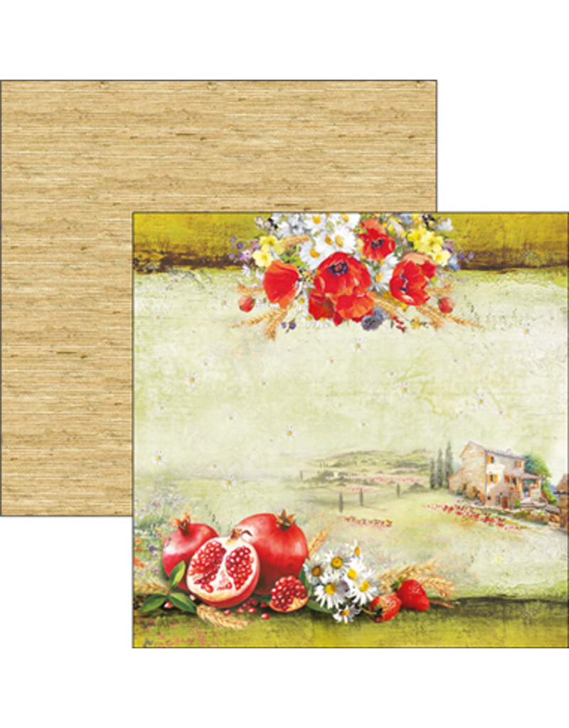 Ciao Bella Tuscan Dream Paper Sheet 12"x12"